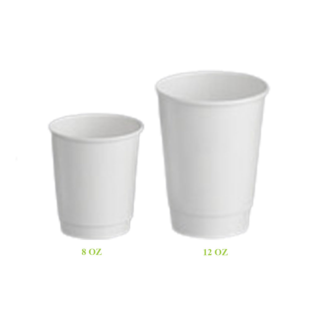 Paper Cup 8 OZ Double Wall 1X500 Pieces