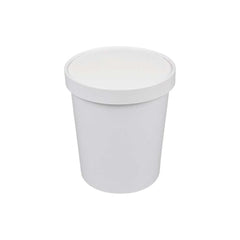 Paper Soup Bowl Lid 32oz White 1X500 Pieces