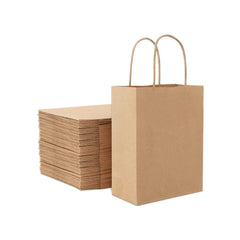 Kraft Paper Bag 28X33X16 Twisted Handle 1X250 Pieces