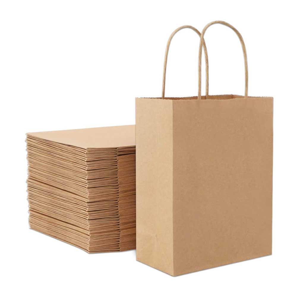 Kraft Paper Bag 34X33X18CM Twisted Handle 1X250 Pieces