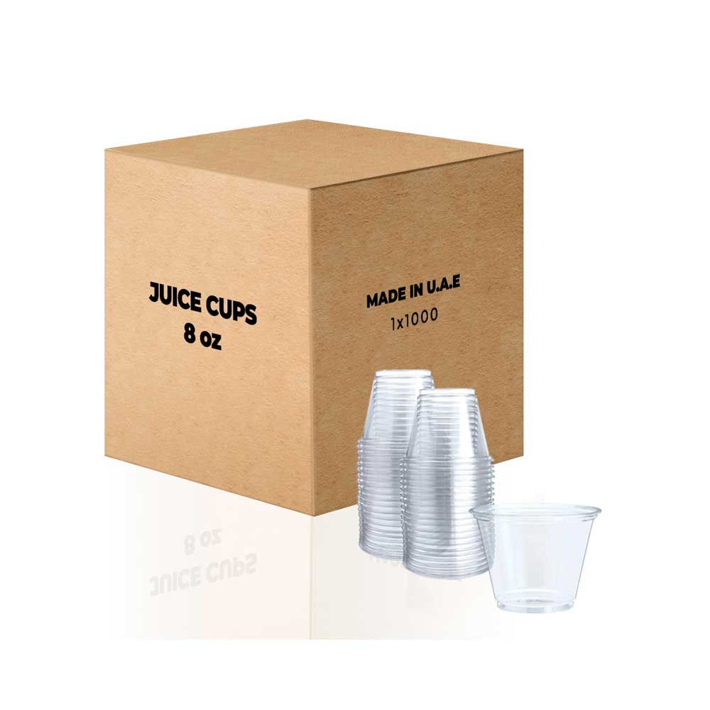 Pet Clear Juice Cup 8 Ounce 1X1000 Pieces