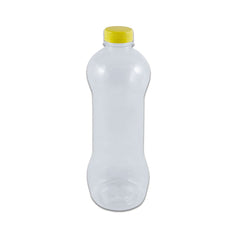 Plastic Juice Bottle 1000ml Dumbel Shape Lid 100 Pieces