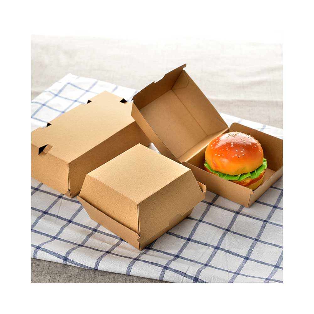 Endura Burger Box Brown 1X250 Pieces