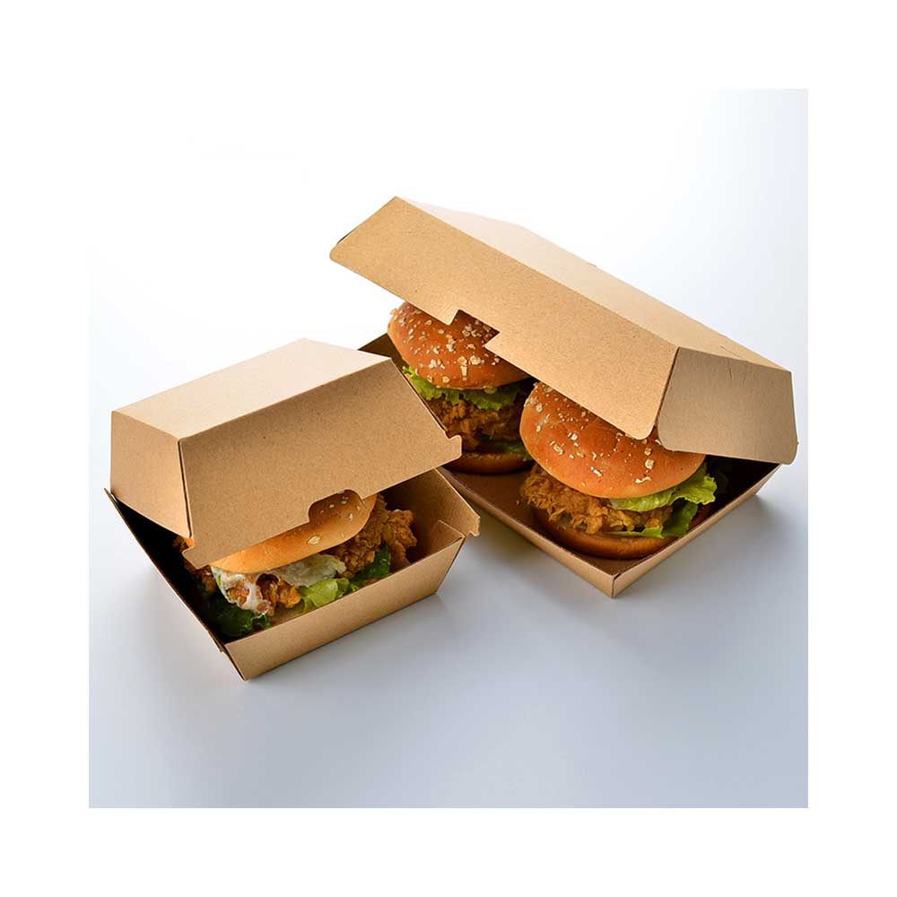 Endura Burger Box Brown 1X250 Pieces