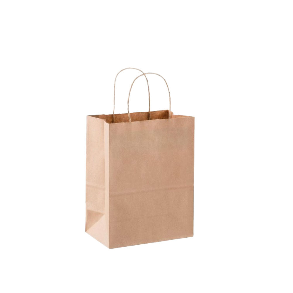 Brown Paper Bag 24X28X12 Cm Twisted Handle