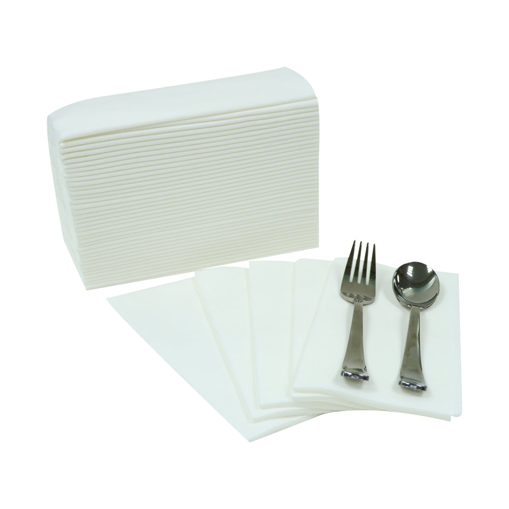 SNH Premium Airlaid Napkin 40X40CM White 12X45 Pieces