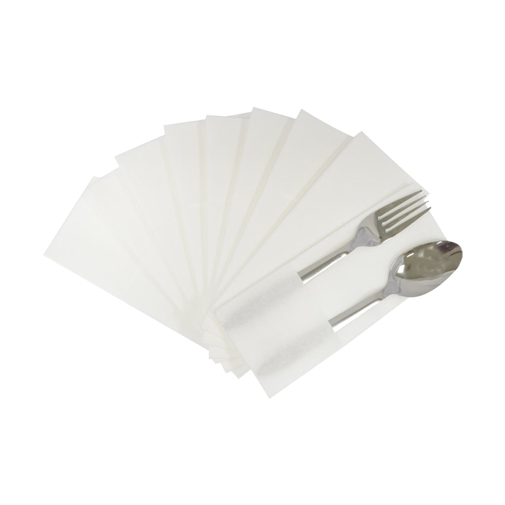 SNH Premium Airlaid Pocket Napkin 40X33CM White 4X65 Pieces