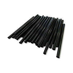 Straw Black Wrapped 8MM 20X500 Pieces