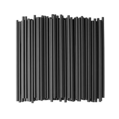 Straw Black Wrapped 8MM 20X500 Pieces