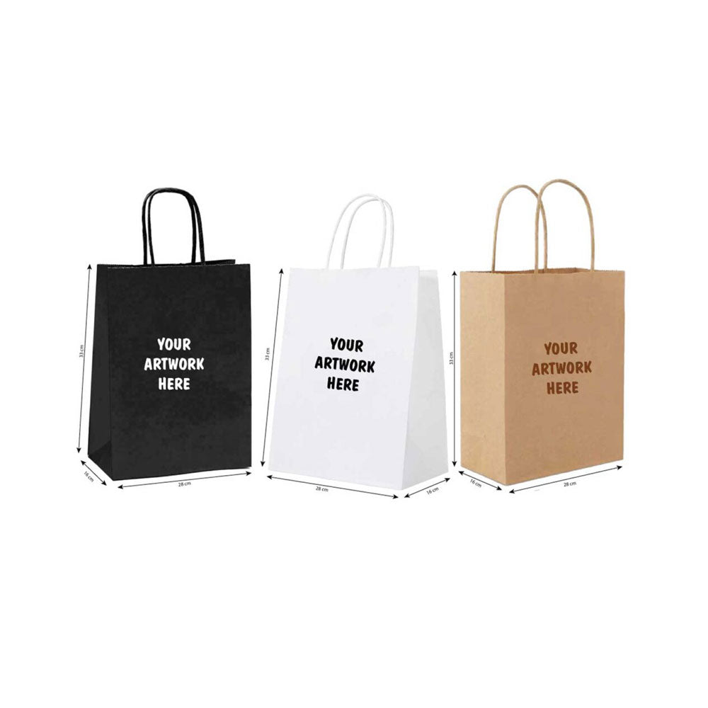 Kraft Paper Bag 28X33X16 Twisted Handle