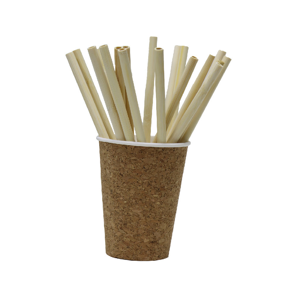 Bamboo Wooden Straw 6MM With Wrapped 1000 Pieces