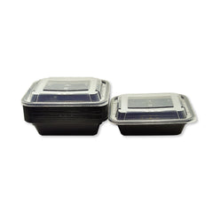 Microwave Container Rect With Lid 1X150 Pieces