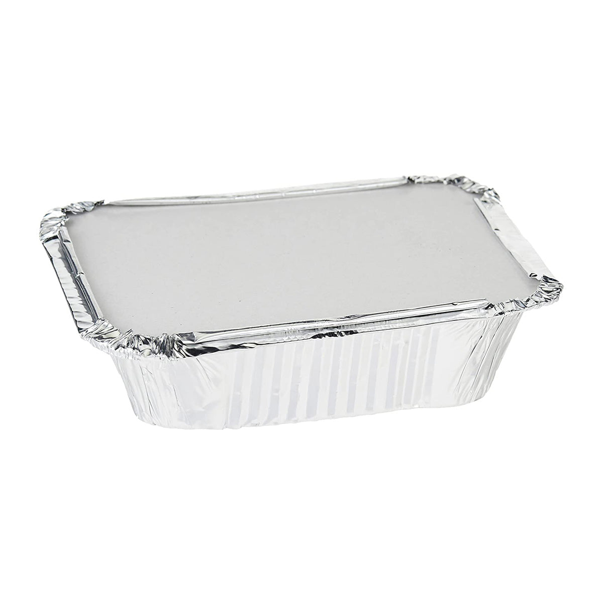 Aluminium Container AC8325 With Lid 250ML 1X1000 Pieces