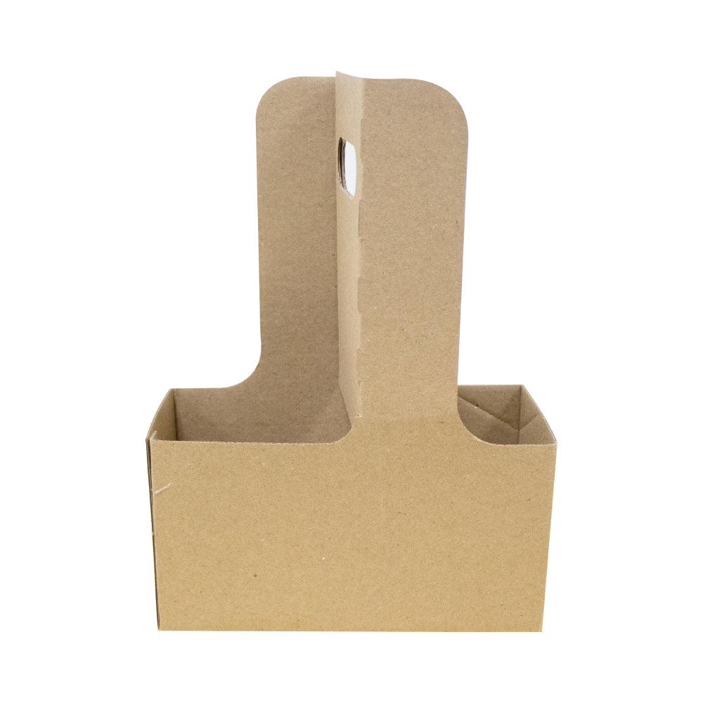 Brown Paper Corrugated 2 Cup Holder 1X220 Pieces